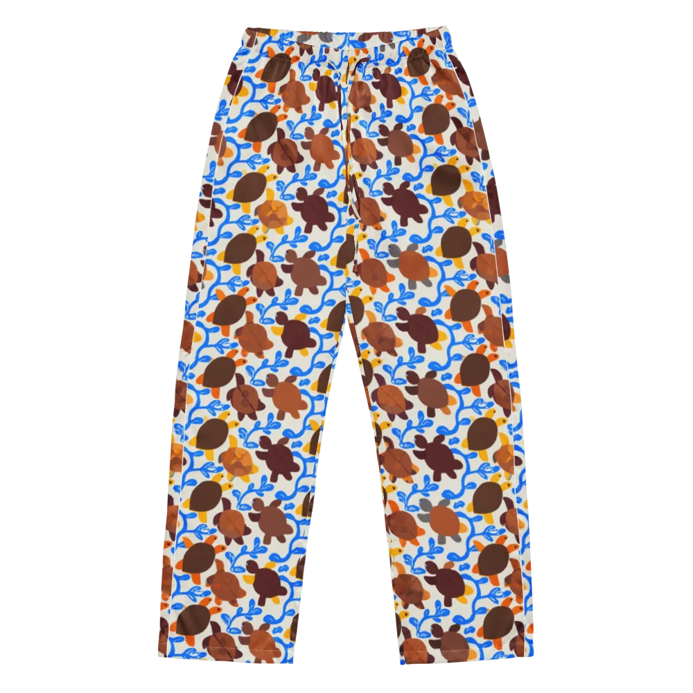 Turtle Current on Women's Pajama Pants — Front