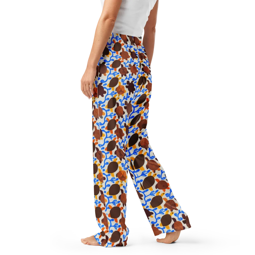 Turtle Current on Women's Pajama Pants — Left