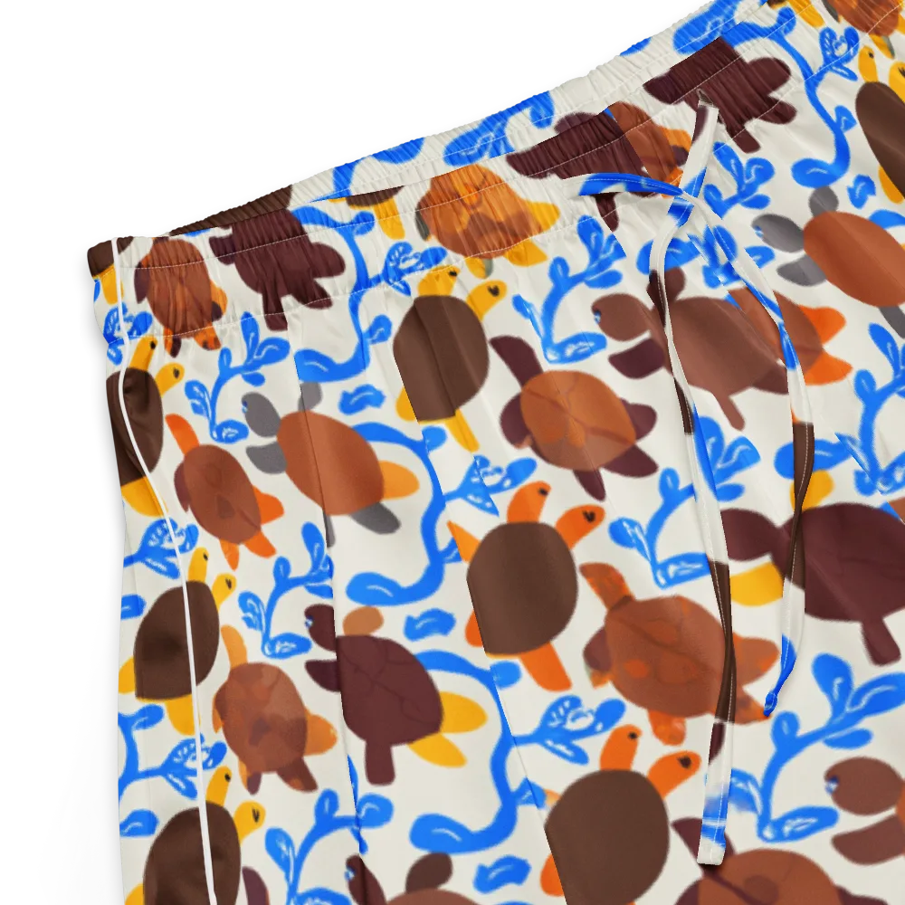 Turtle Current on Women's Pajama Shorts — Product details