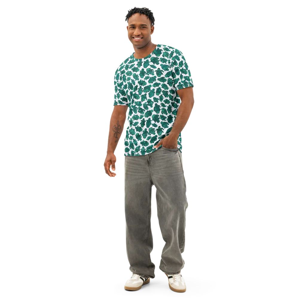 Verdant Hatchlings on Men's Cotton Crew Neck T-Shirt — Front