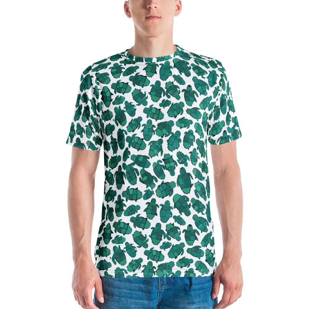 Verdant Hatchlings on Men's Crew Neck T-Shirt — Front