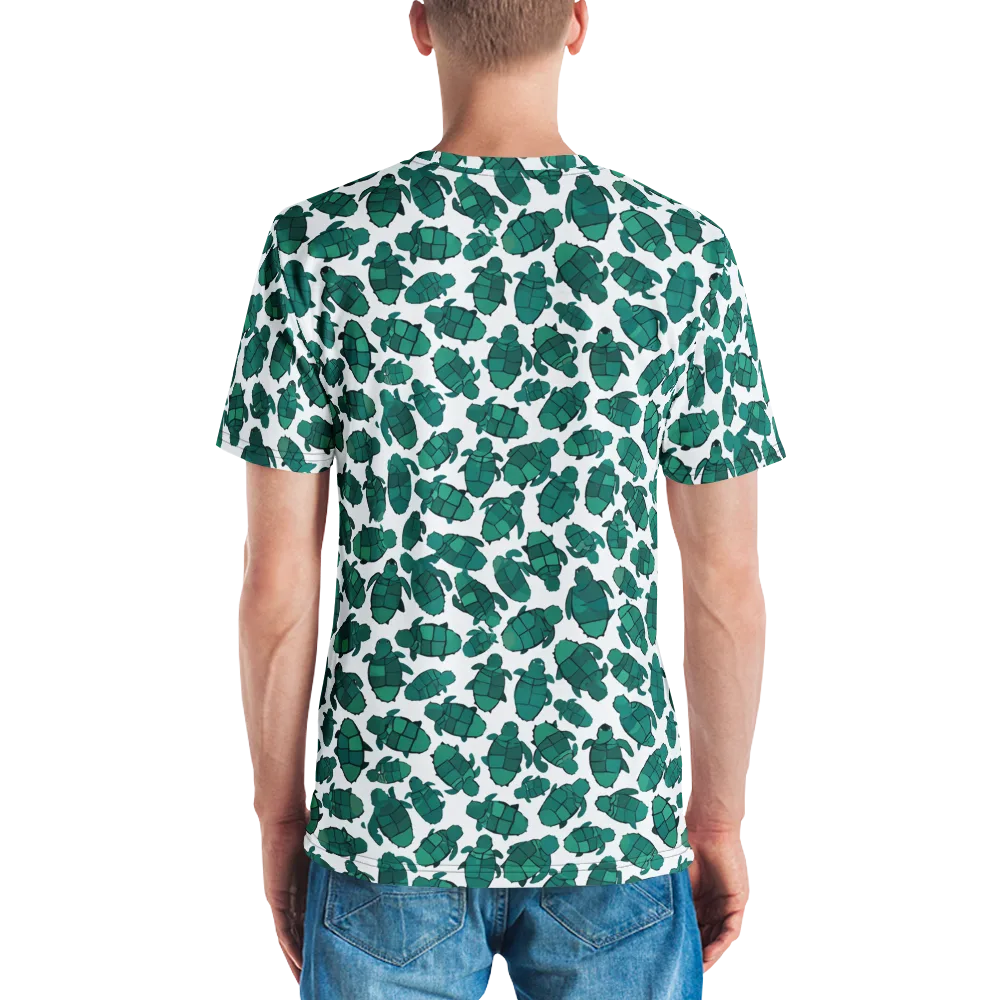 Verdant Hatchlings on Men's Crew Neck T-Shirt — Back