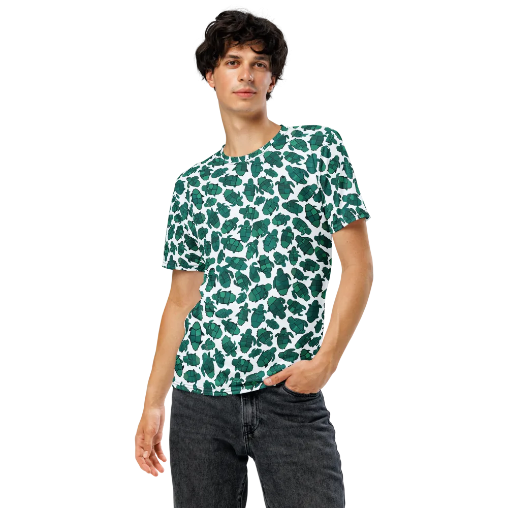 Verdant Hatchlings on Men's Crew Neck T-Shirt — Front