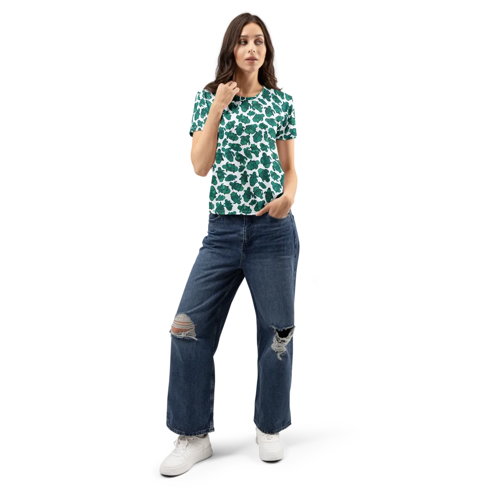 Verdant Hatchlings on Women's Crew Neck T-Shirt — Front