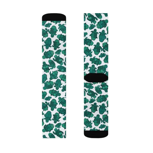 Verdant Hatchlings on a Socks