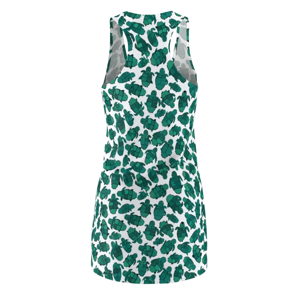 Verdant Hatchlings on Racerback Dress — Back