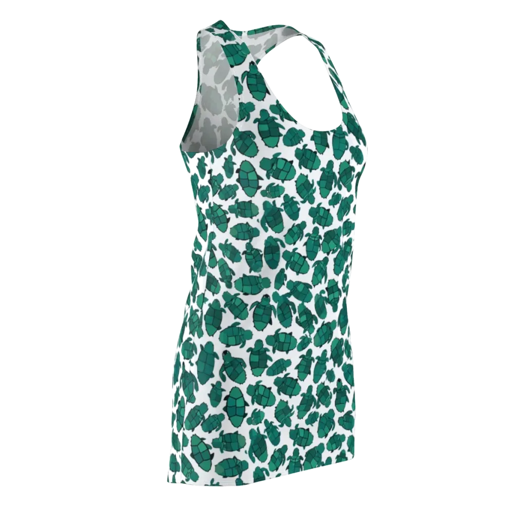 Verdant Hatchlings on Racerback Dress — Front Side