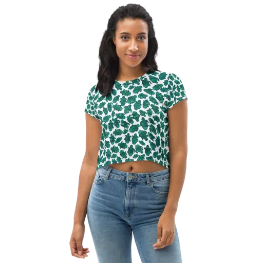 Verdant Hatchlings on a Crop Tee