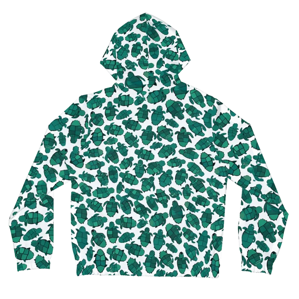Verdant Hatchlings on Women's Full-Zip Hoodie — Back