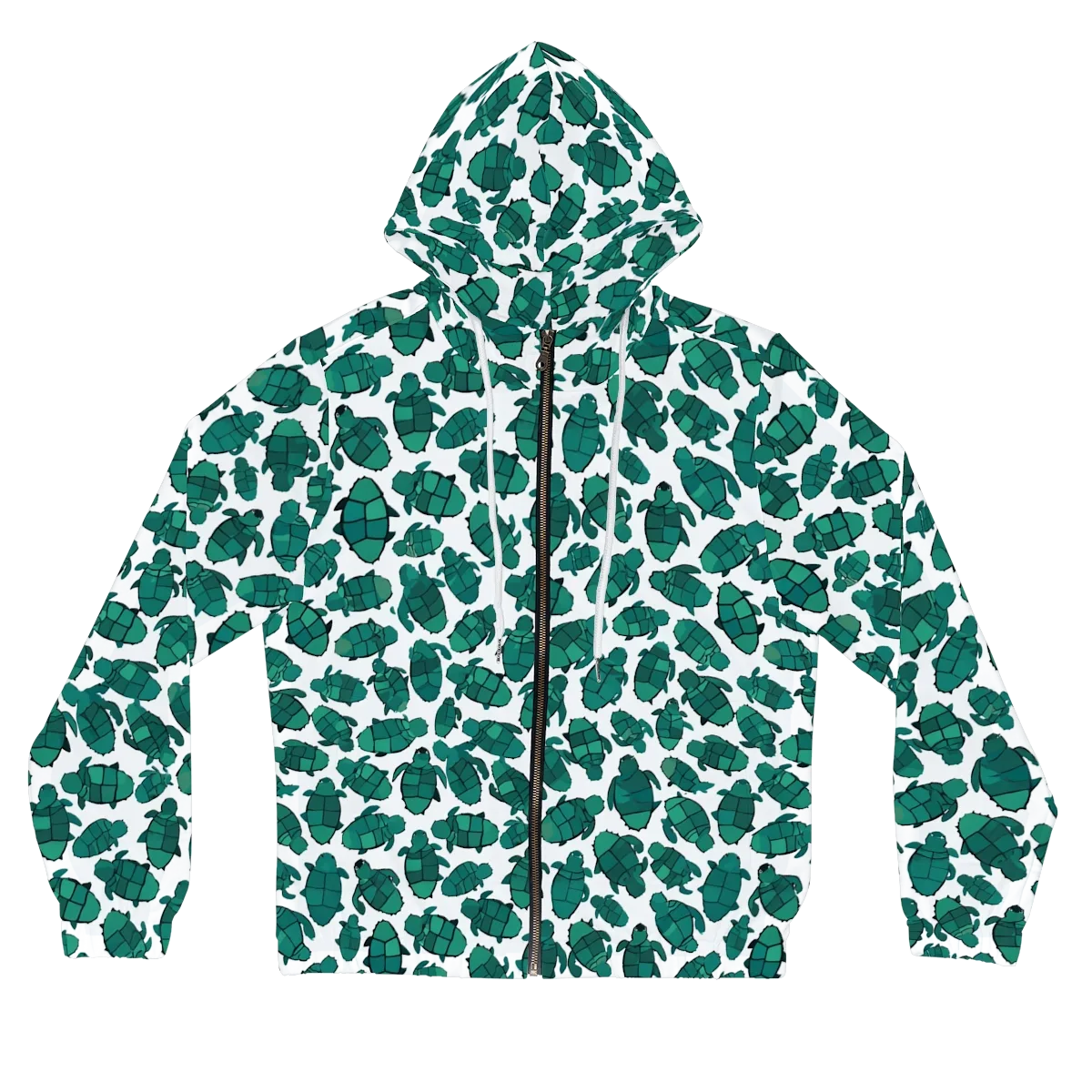 Verdant Hatchlings on Women's Full-Zip Hoodie — Front