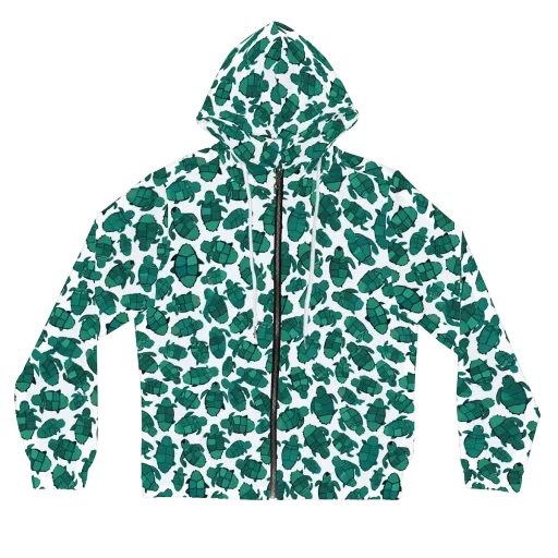 Verdant Hatchlings on a Women's Full-Zip Hoodie