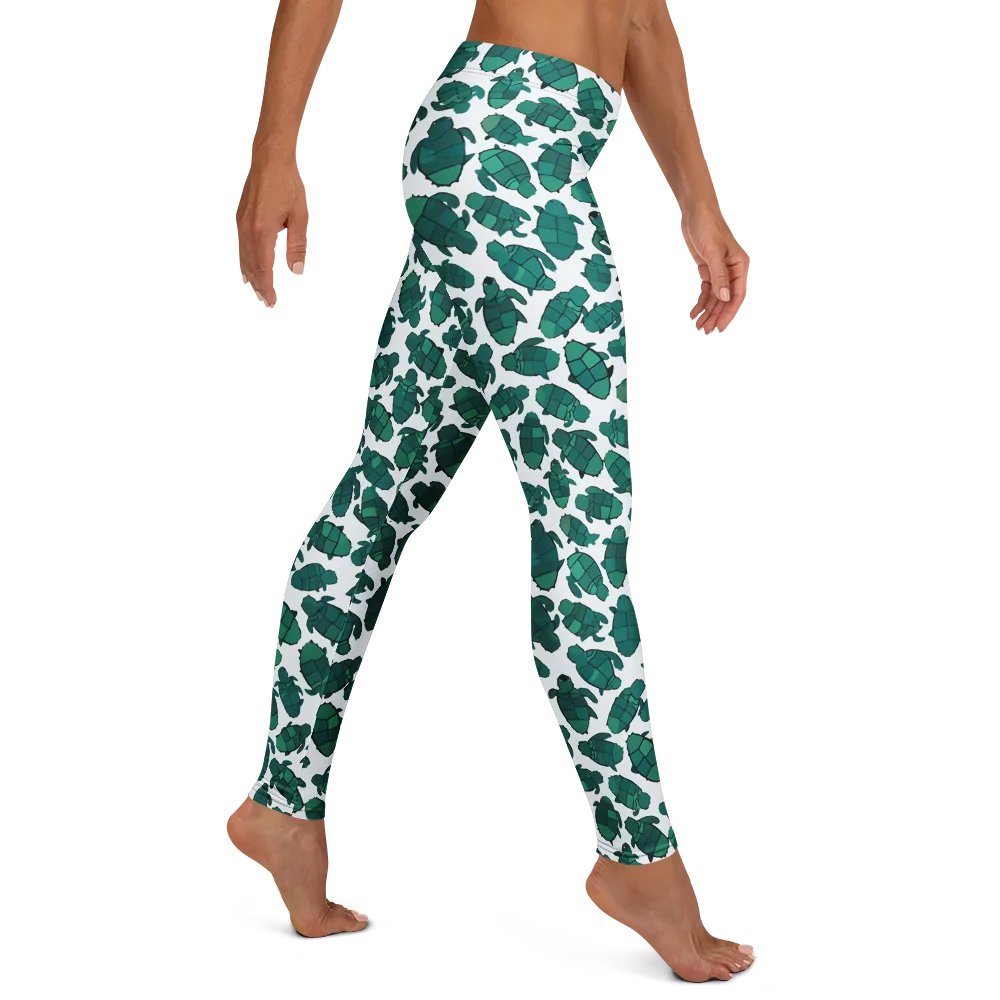Verdant Hatchlings on Leggings — Right