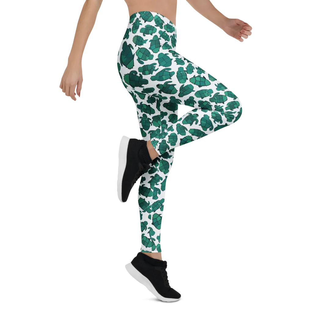 Verdant Hatchlings on Leggings — Right