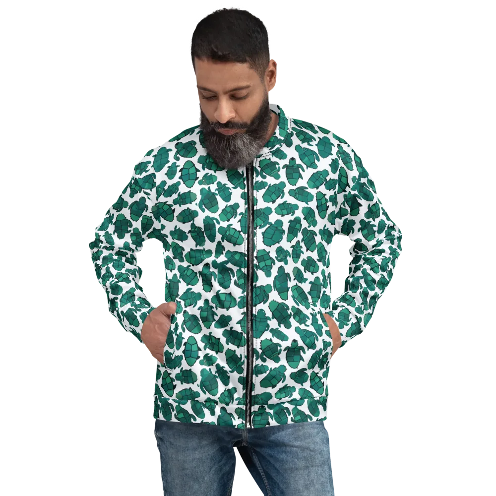 Verdant Hatchlings on Bomber Jacket — Front