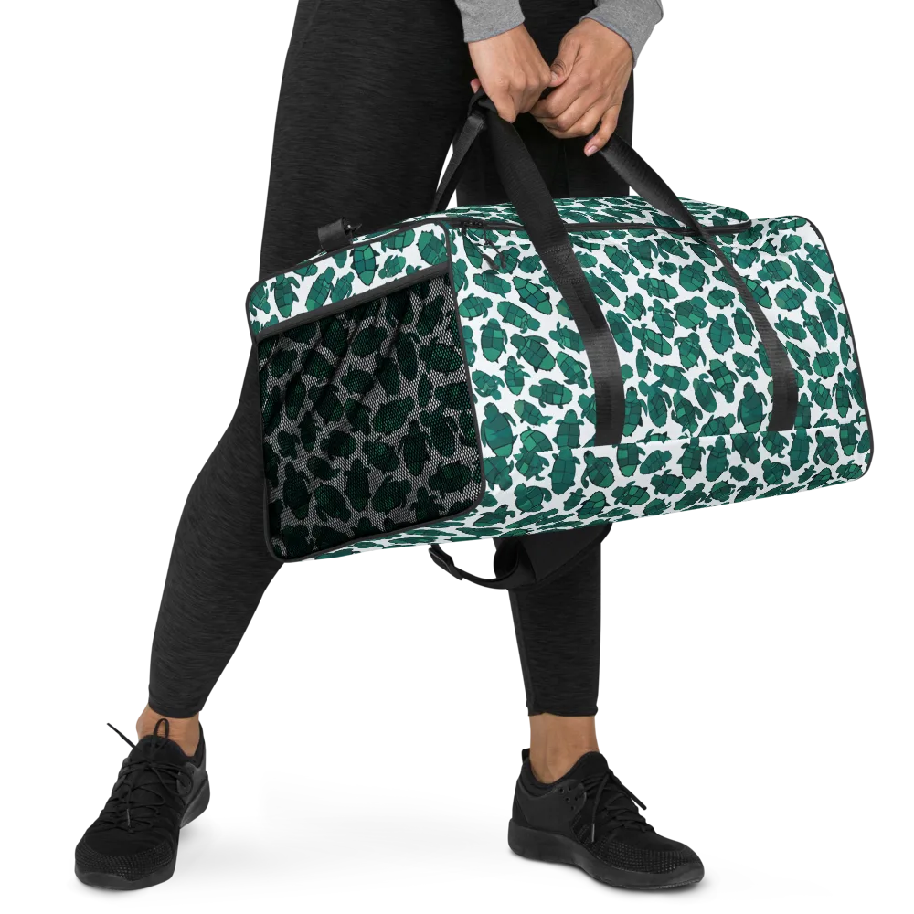 Verdant Hatchlings on Duffle Bag — Right Front