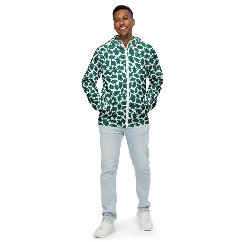 Verdant Hatchlings on Men's Windbreaker — Front