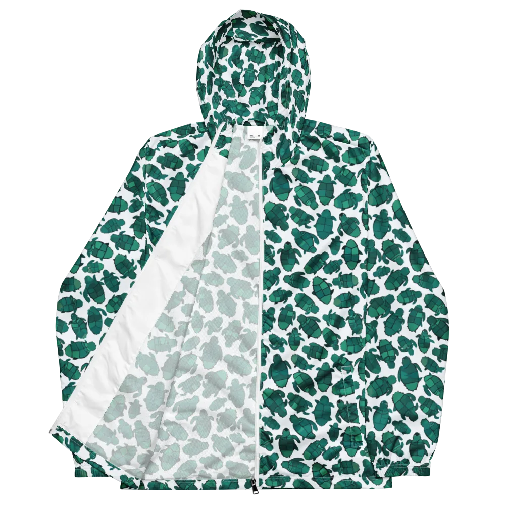 Verdant Hatchlings on Men's Windbreaker — Front