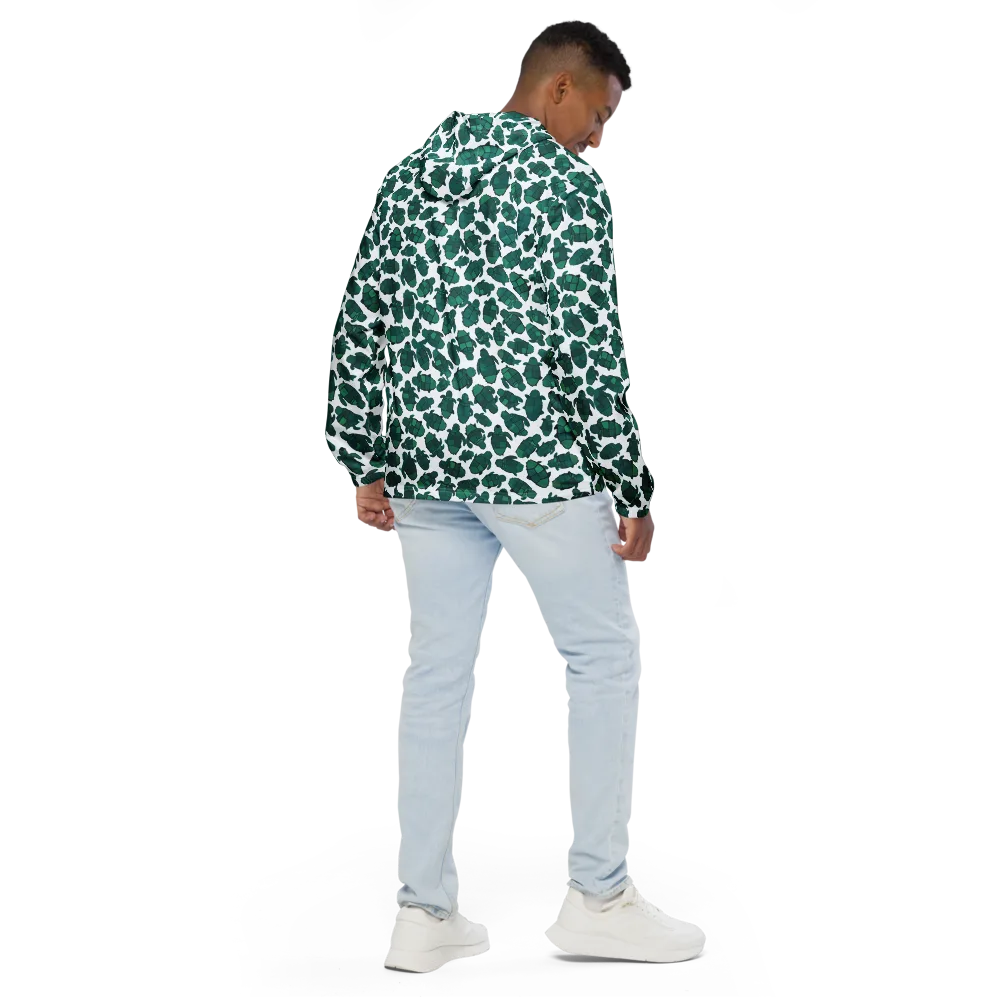 Verdant Hatchlings on Men's Windbreaker — Back