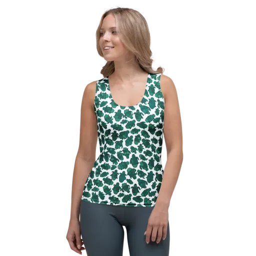Verdant Hatchlings on a Women's Tank Top