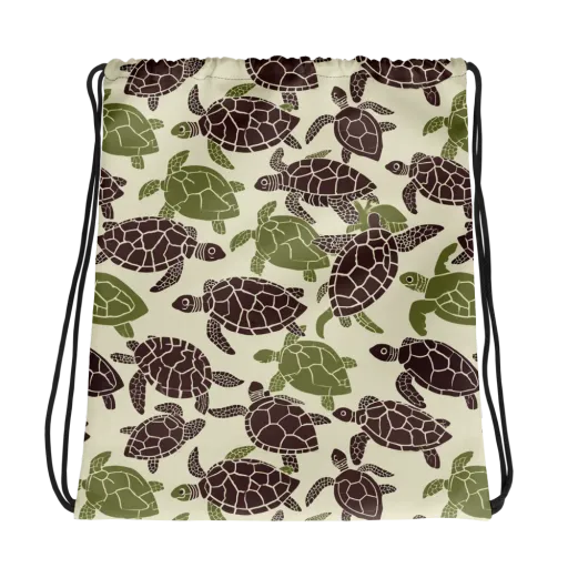 Shellbound on a Drawstring Bag