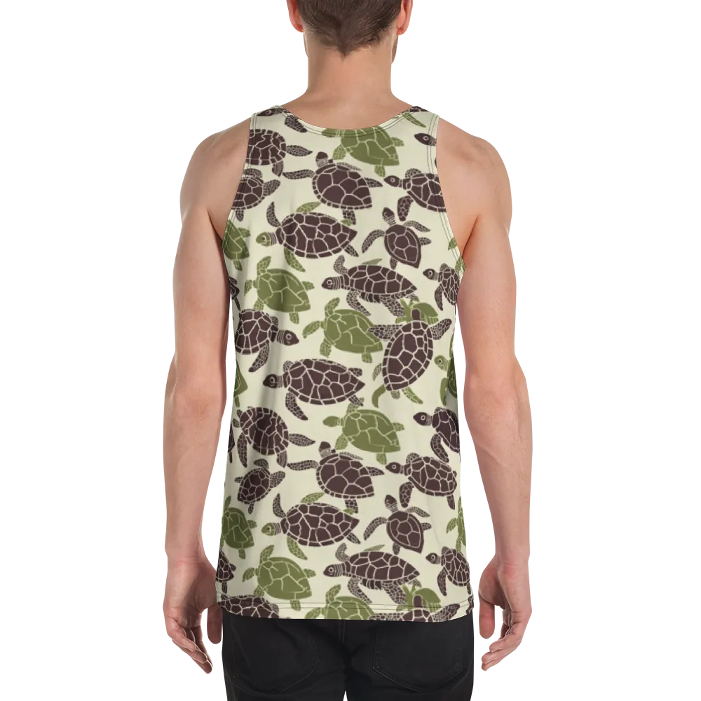Shellbound on Men's Tank Top — Back