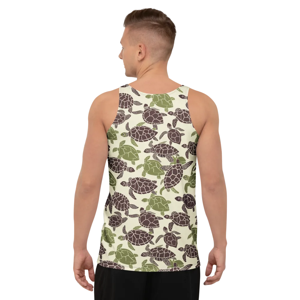 Shellbound on Men's Tank Top — Back