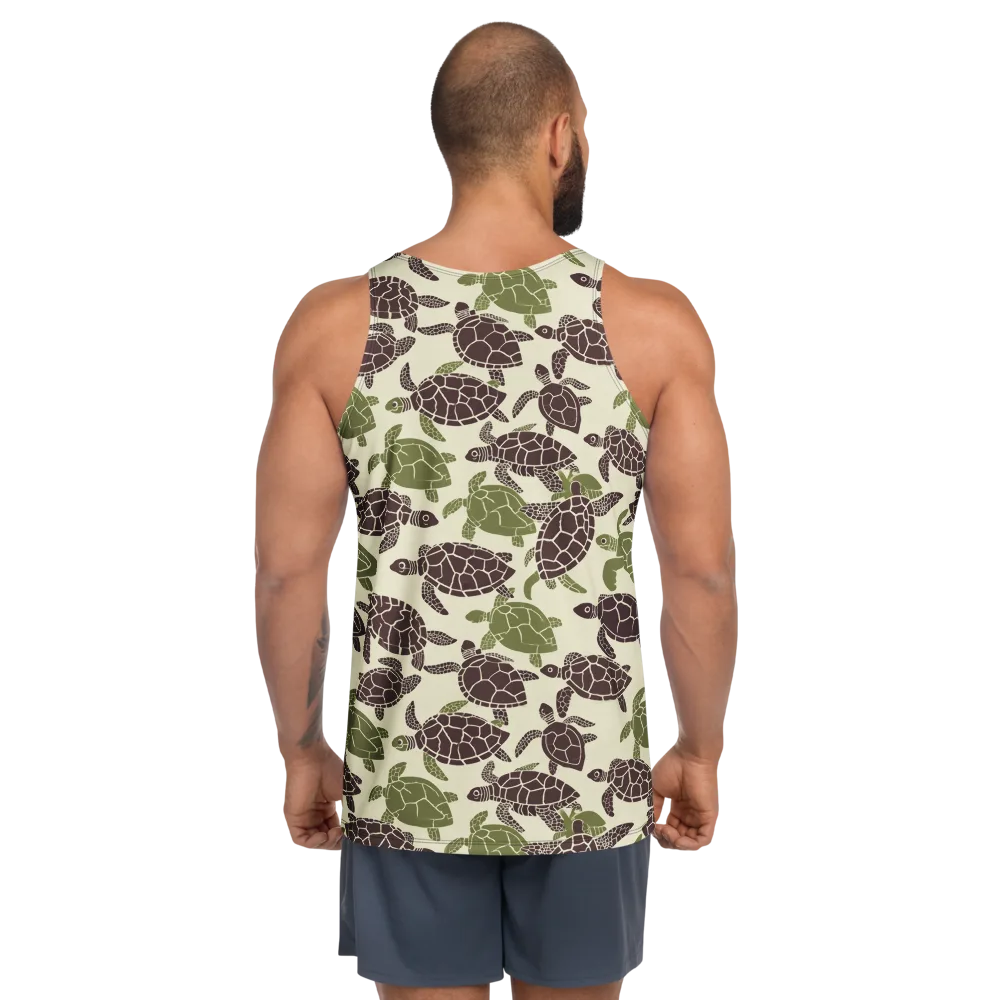 Shellbound on Men's Tank Top — Back