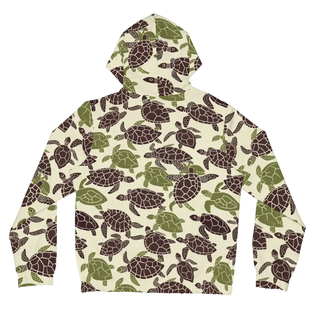 Shellbound on Women's Full-Zip Hoodie — Back