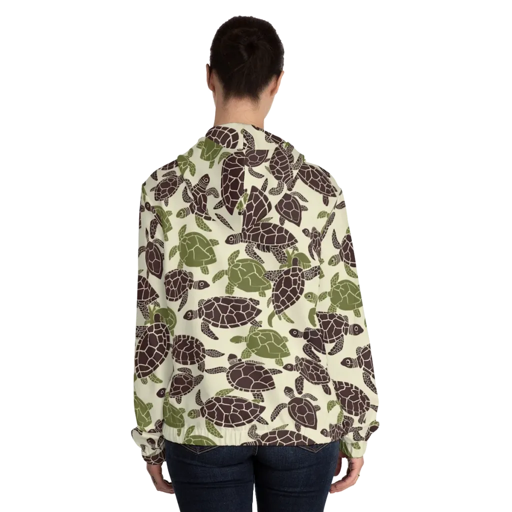Shellbound on Women's Full-Zip Hoodie — Back On Person
