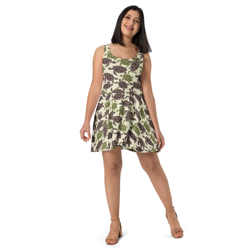Shellbound on Skater Dress — Front