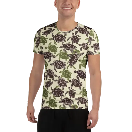 Shellbound on a Men's Athletic T-Shirt