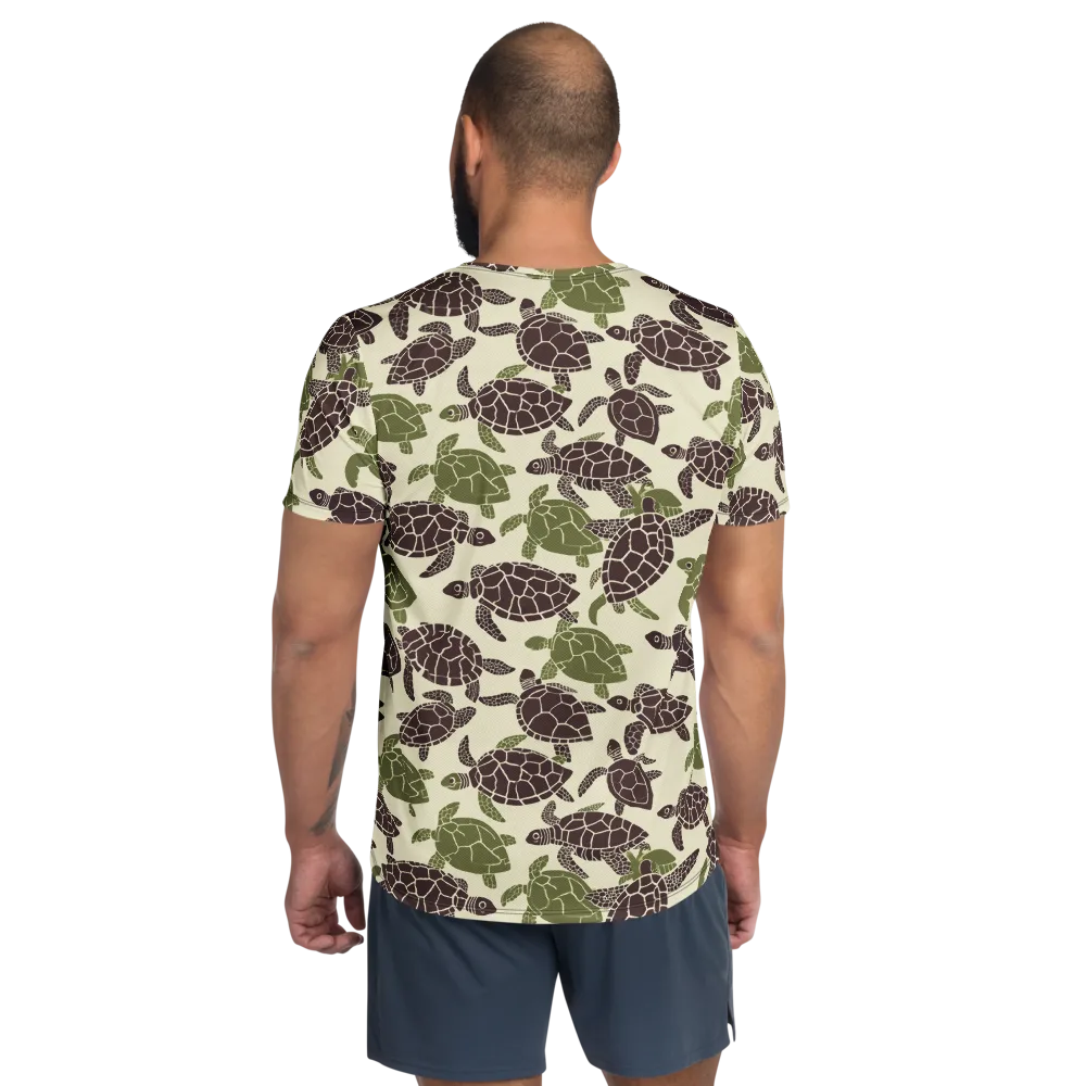 Shellbound on Men's Athletic T-Shirt — Back