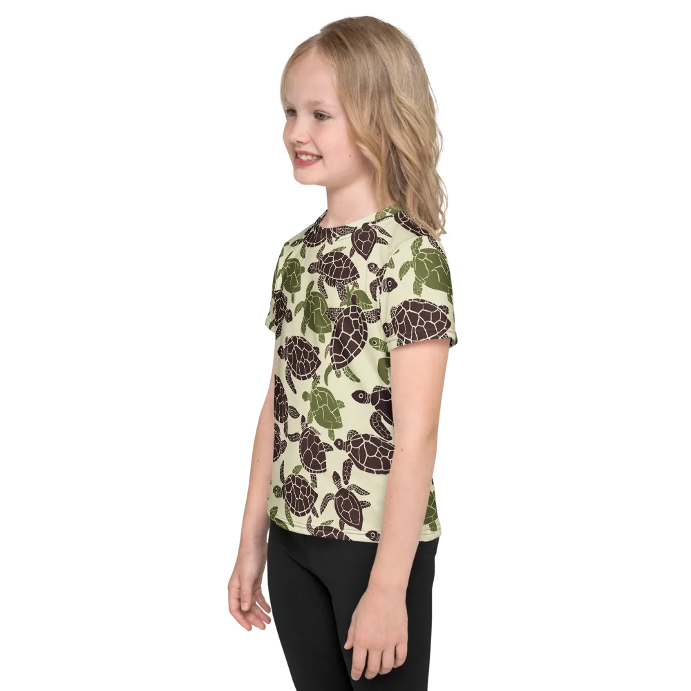 Shellbound on Kids Crew Neck T-Shirt — Left