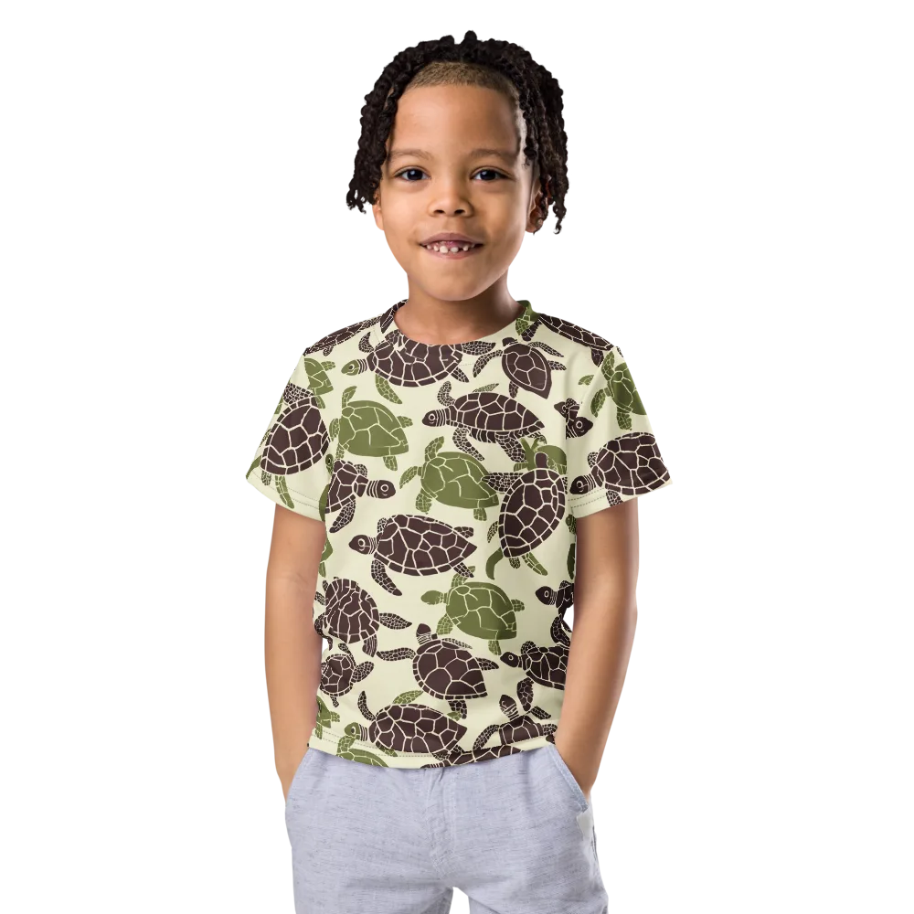 Shellbound on Kids Crew Neck T-Shirt — Front