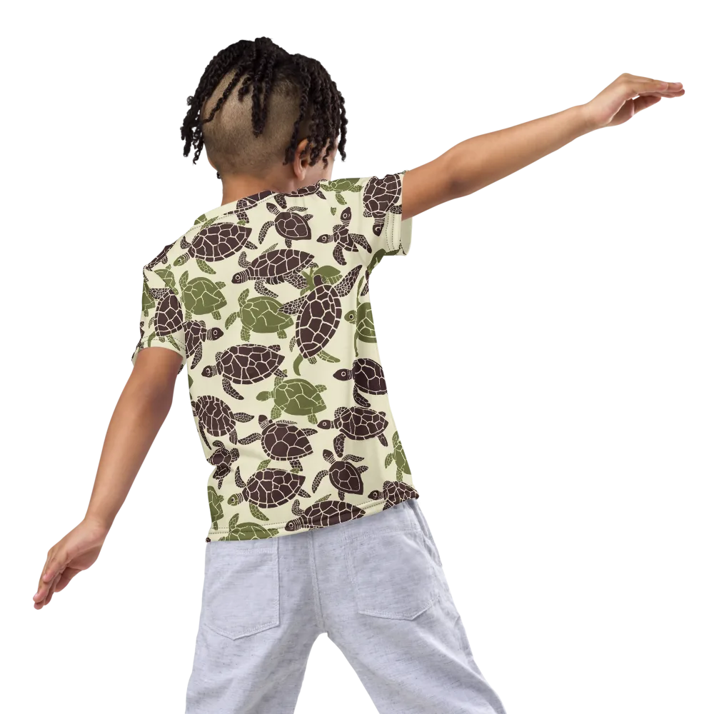 Shellbound on Kids Crew Neck T-Shirt — Back