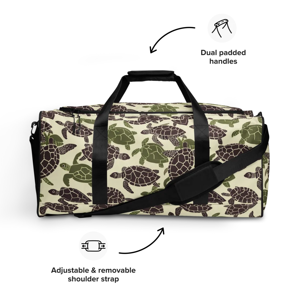 Shellbound on Duffle Bag — Front