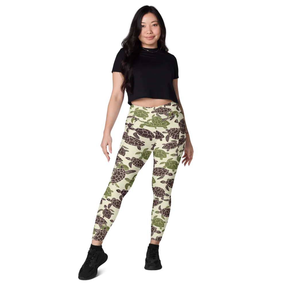 Shellbound on Leggings with Pockets — Front