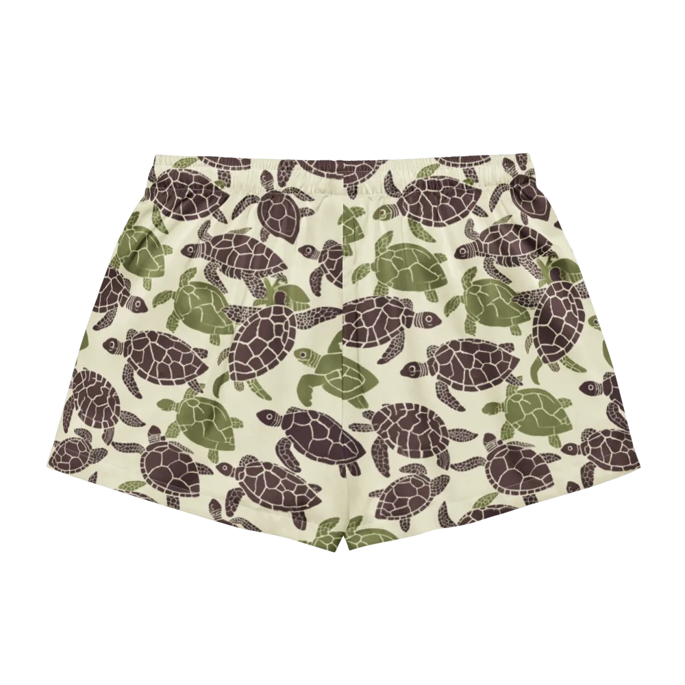 Shellbound on Women's Pajama Shorts — Back
