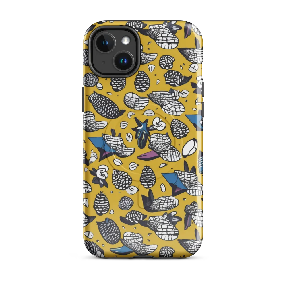 Golden Beetle Parade on MagSafe Tough Case for iPhone® — Front