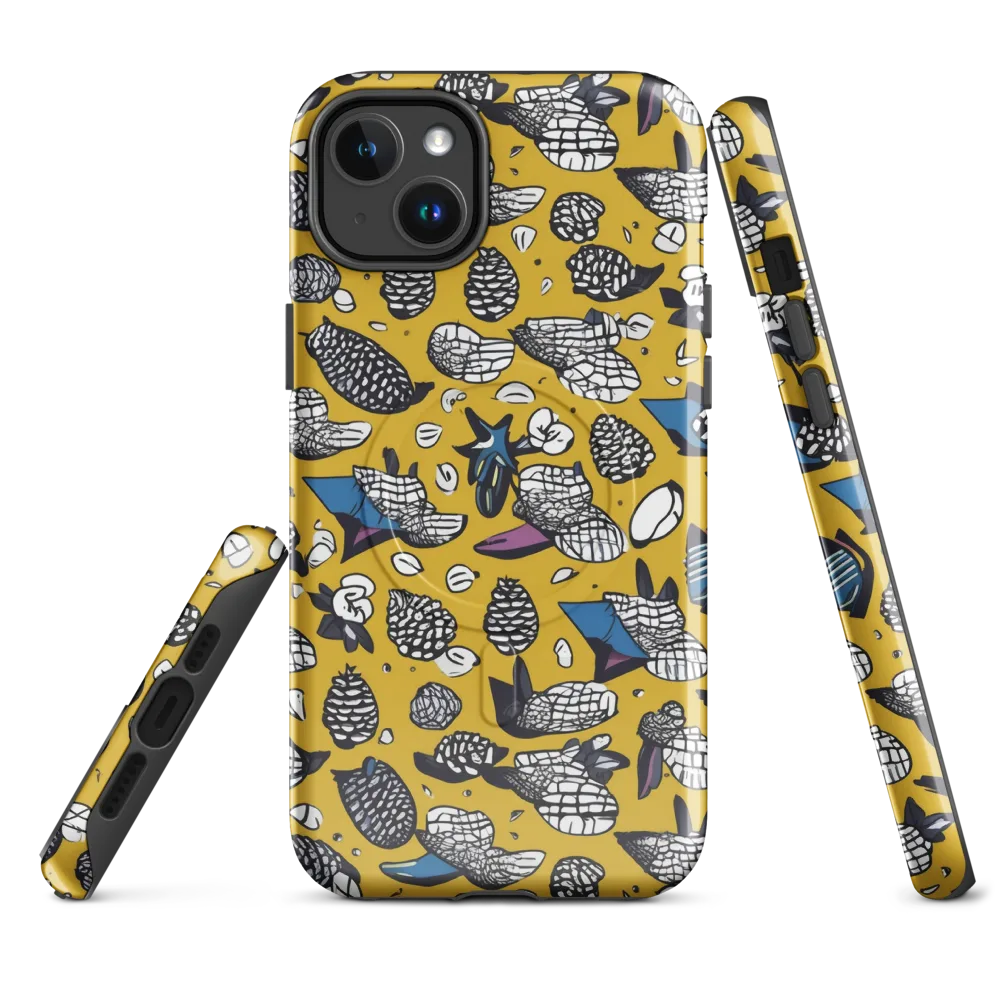 Golden Beetle Parade on MagSafe Tough Case for iPhone® — Front