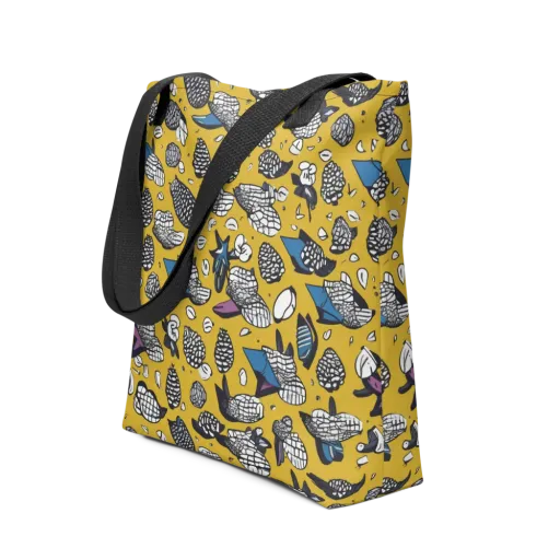 Golden Beetle Parade on a Tote Bag