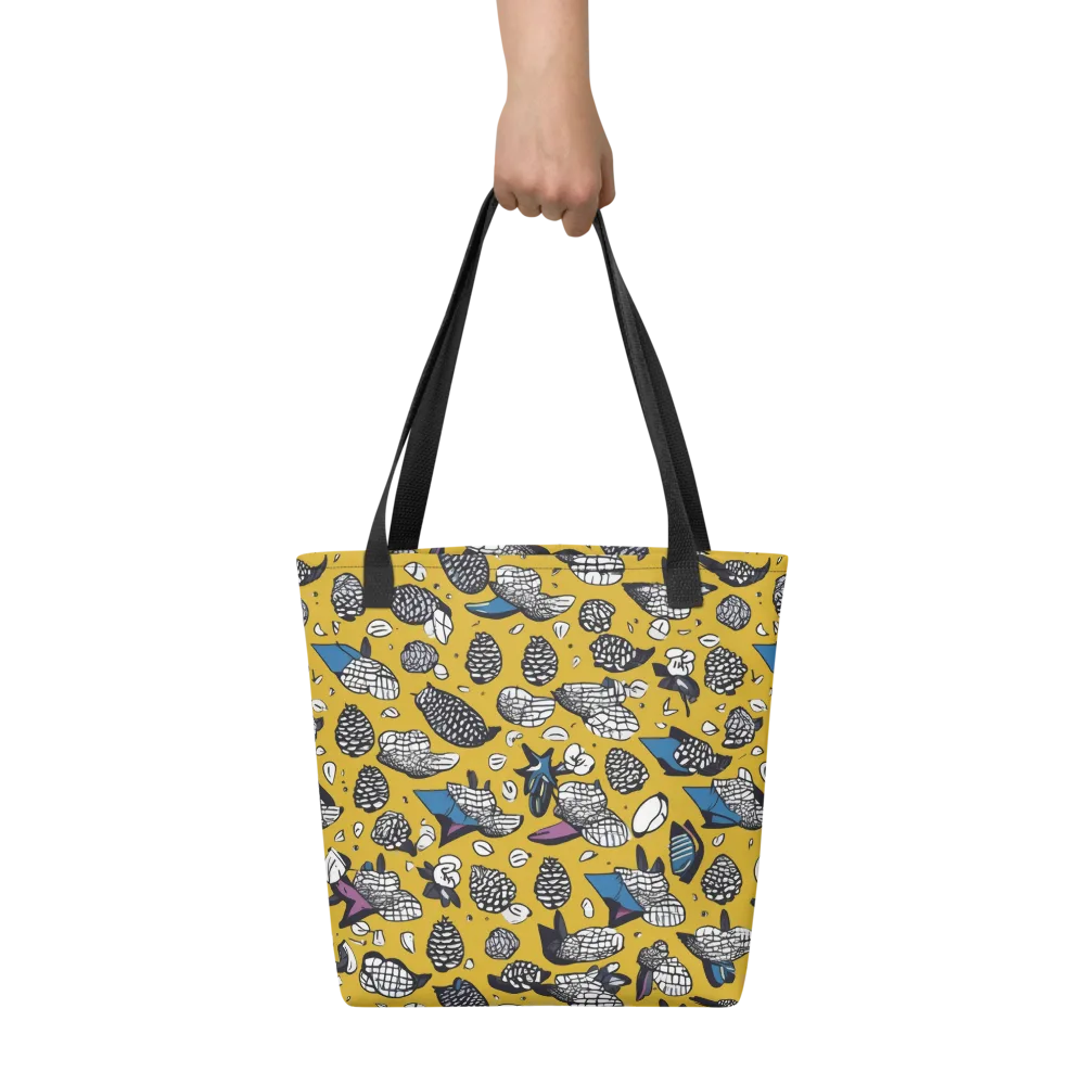 Golden Beetle Parade on Tote Bag — Front