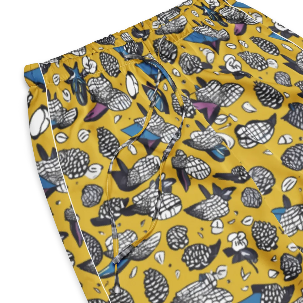 Golden Beetle Parade on Women's Pajama Pants — Product details