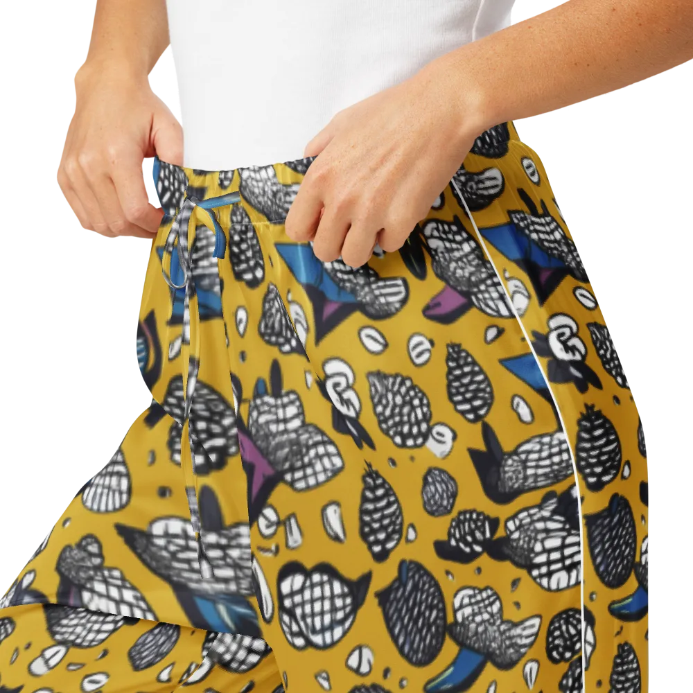Golden Beetle Parade on Women's Pajama Pants — Product details