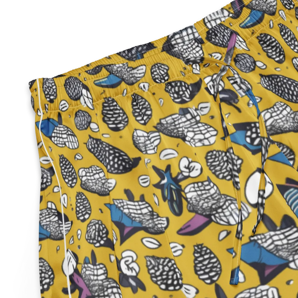 Golden Beetle Parade on Women's Pajama Shorts — Product details