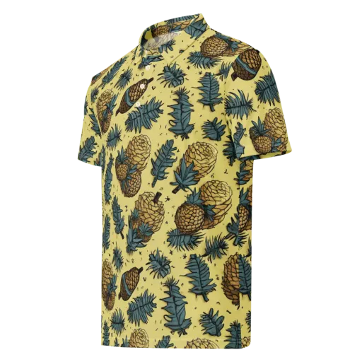 Gilded Forest on a Men's Slim Fit Polo Shirt