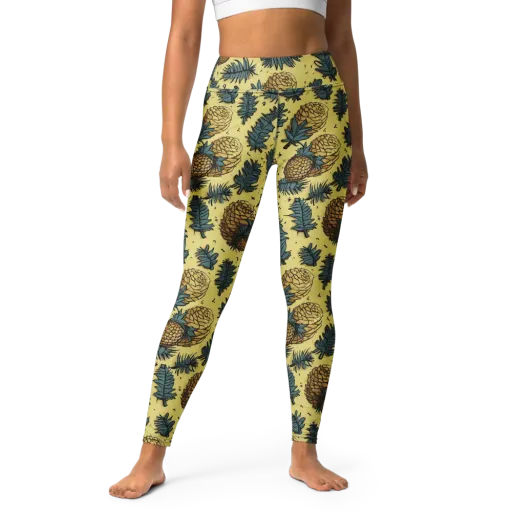 Gilded Forest on a Yoga Leggings