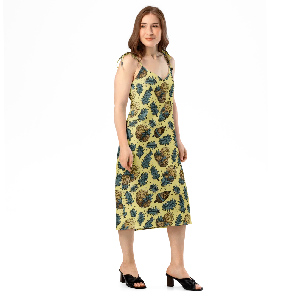 Gilded Forest on Slip Dress — Right Front