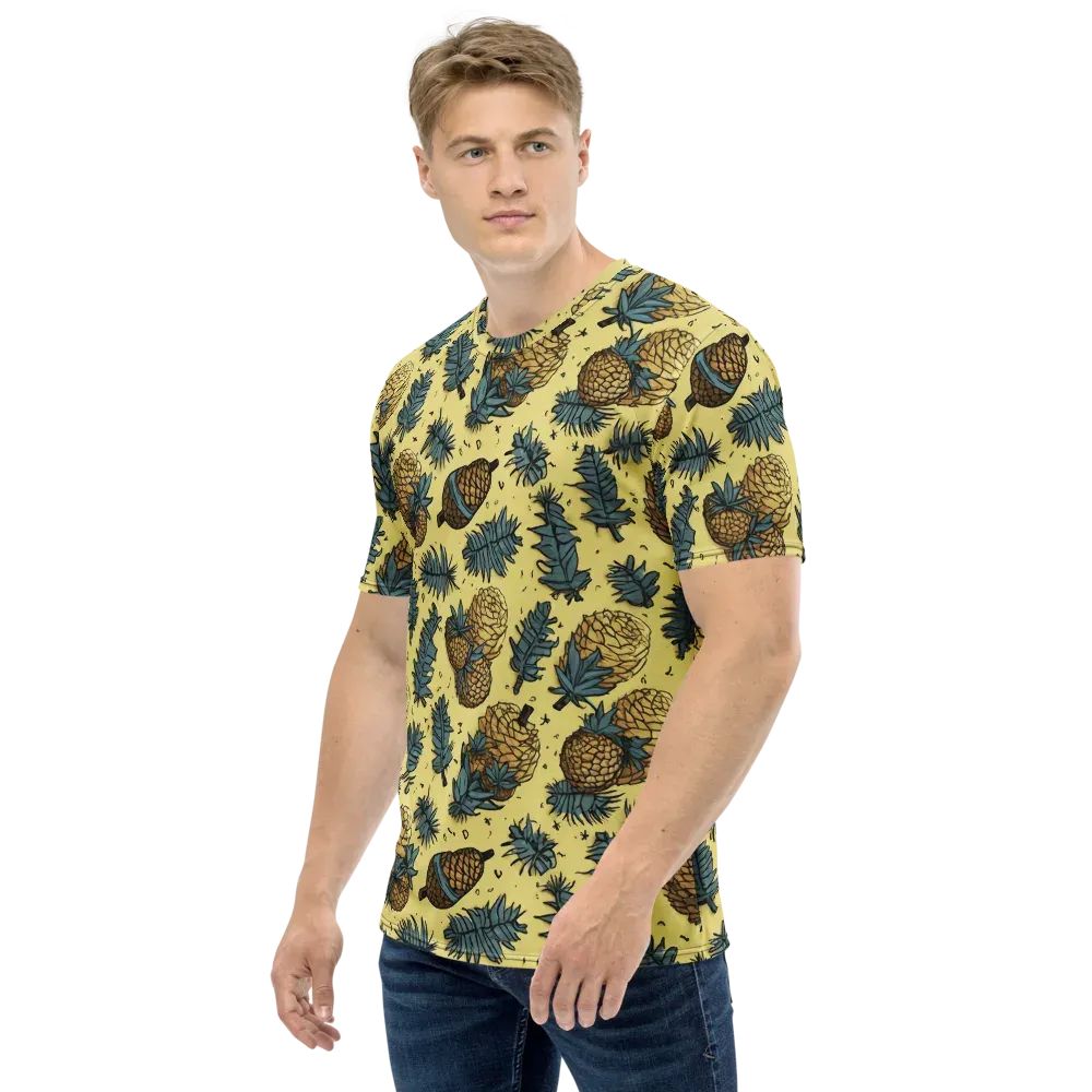 Gilded Forest on Men's Crew Neck T-Shirt — Left