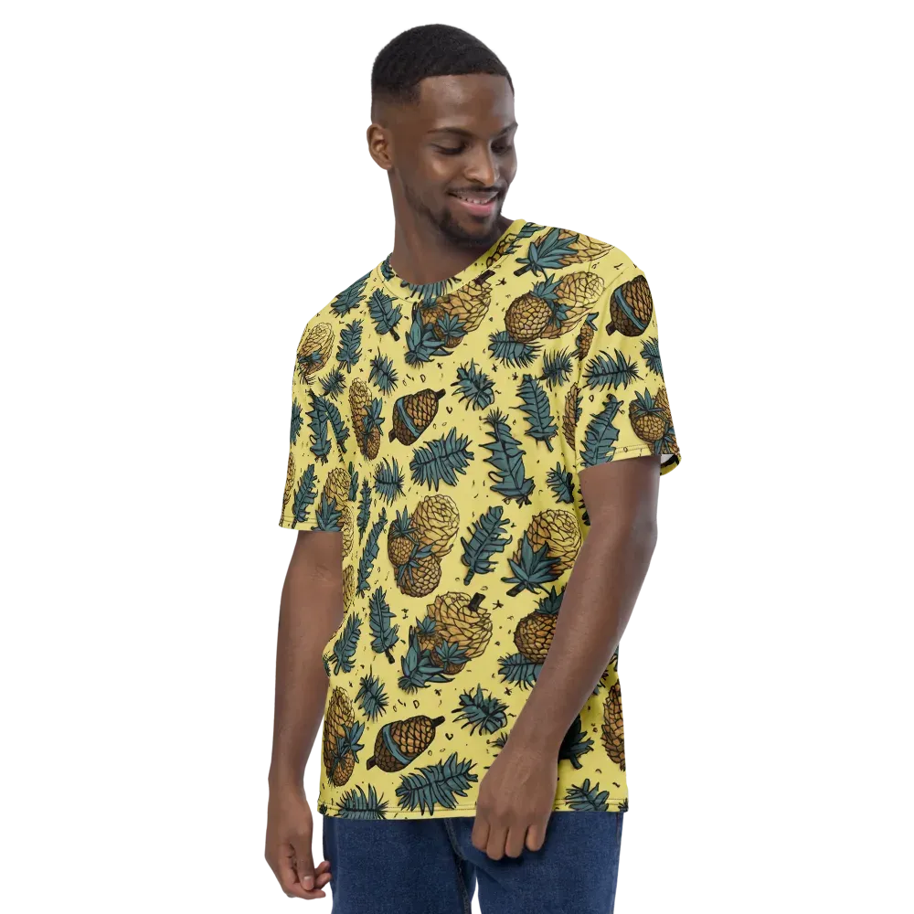 Gilded Forest on Men's Crew Neck T-Shirt — Left